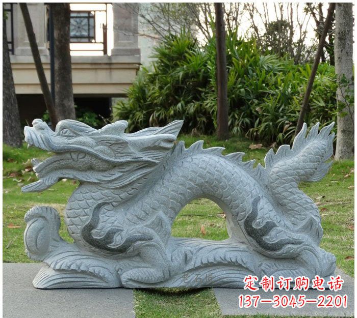 温州精美雕刻的大理石龙雕塑