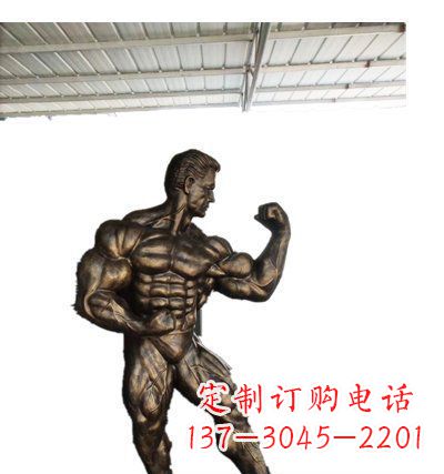 温州优质铜制大力士雕塑