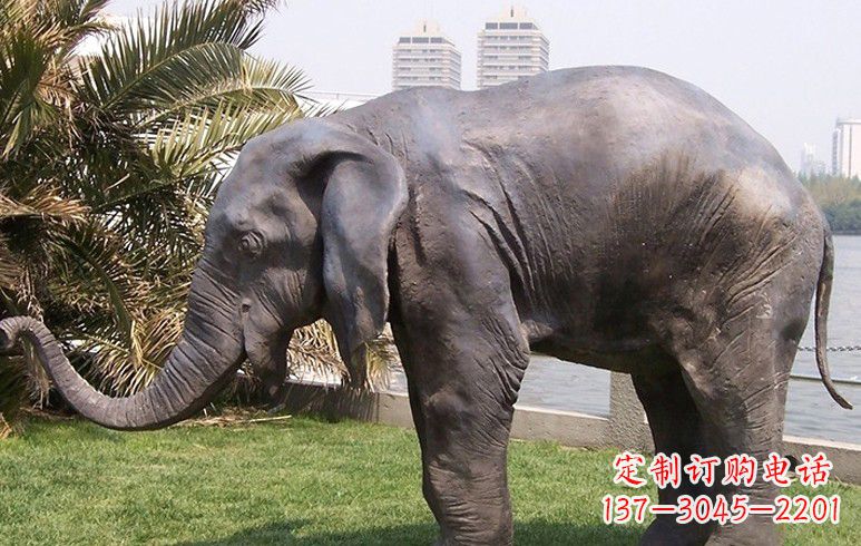 温州高品质铜质大象雕塑