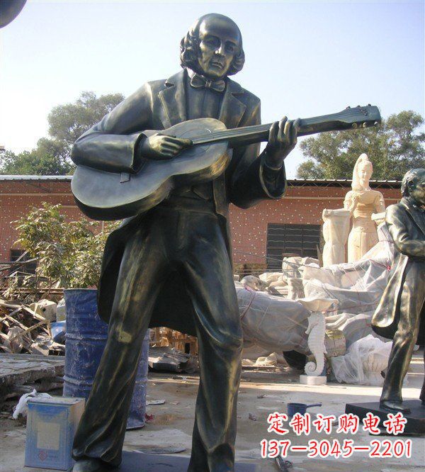 温州高端精致吉他雕塑