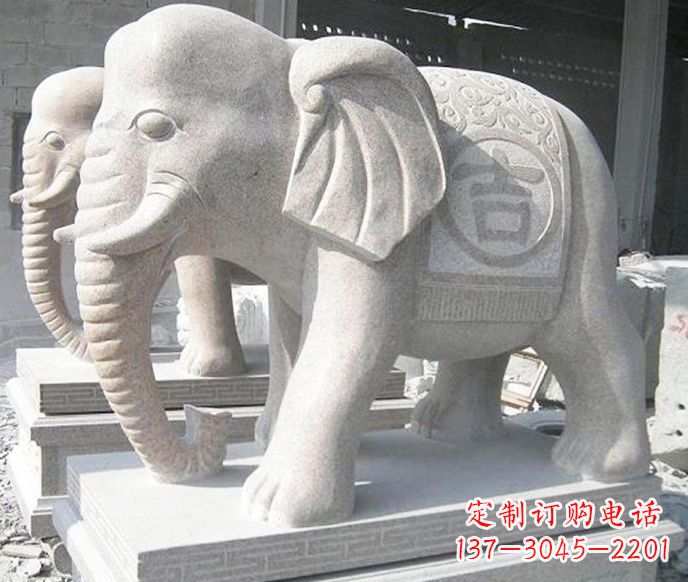 温州公园环境装饰——经典吉祥大象雕塑