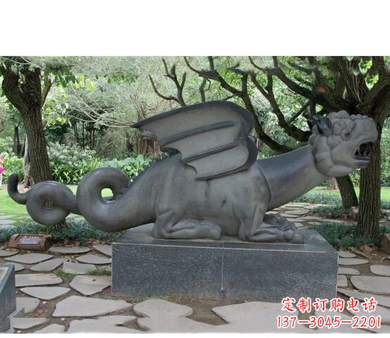 温州领雕塑 - 公园级恐龙石雕