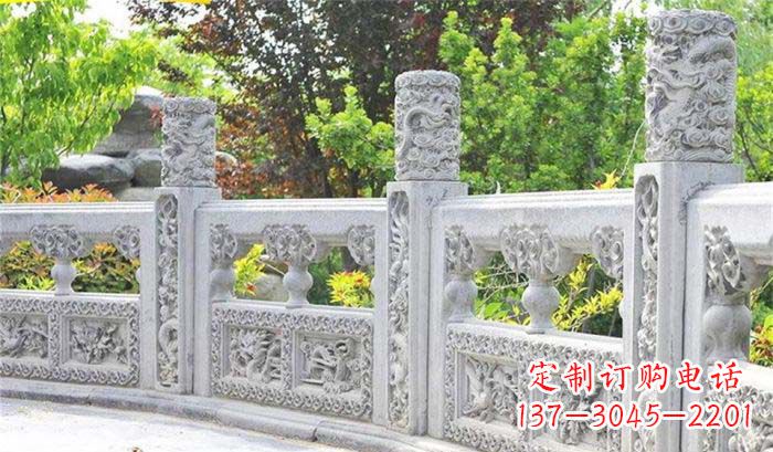 温州公园仿古石栏板雕塑