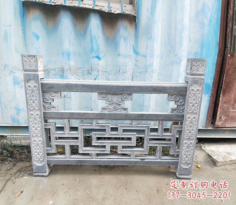 温州艺术精美的公园仿古石栏板雕刻