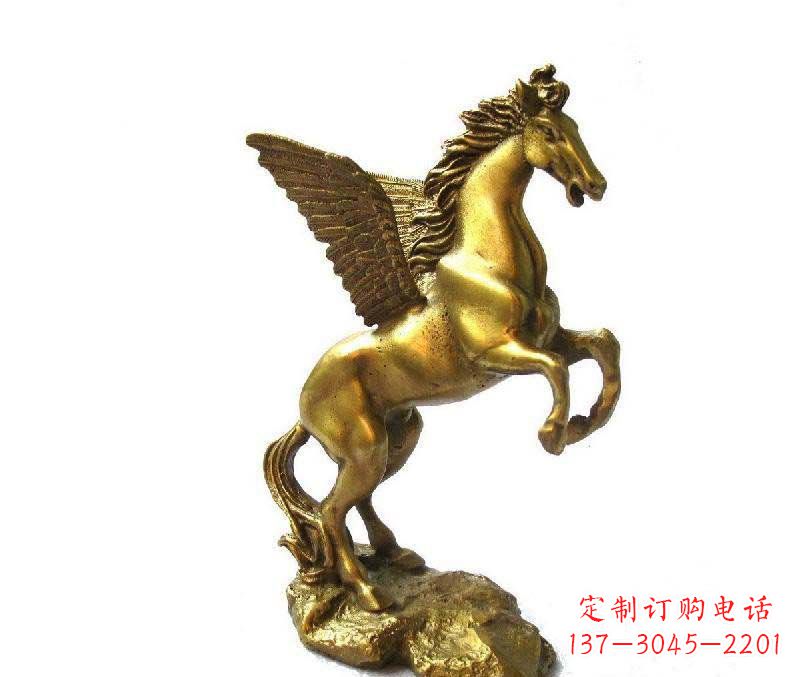 温州公园飞马动物铜雕