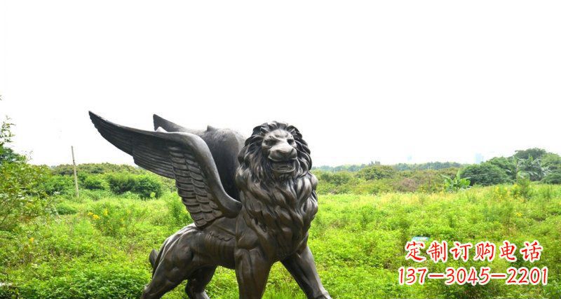 温州中领雕塑精美的动物铜雕