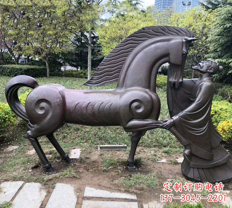 温州展现历史名人的铜雕雕塑