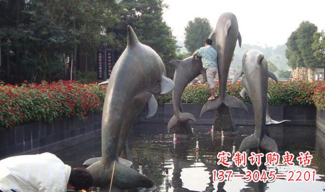温州铜雕海豚——传递着海洋之美的艺术作品
