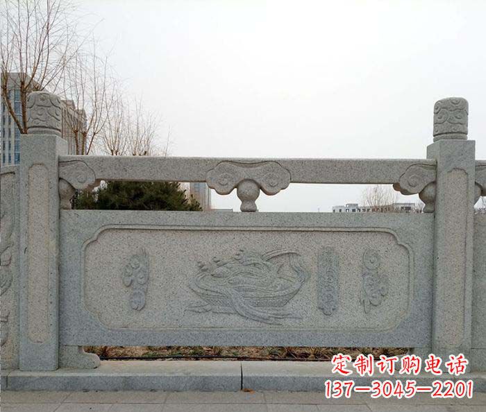 温州公园户外栏板石雕