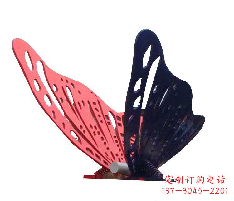温州公园景观不锈钢蝴蝶雕塑