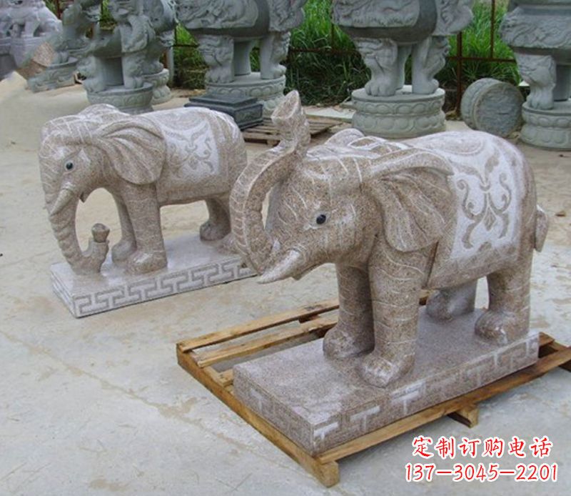 温州精美大象雕塑