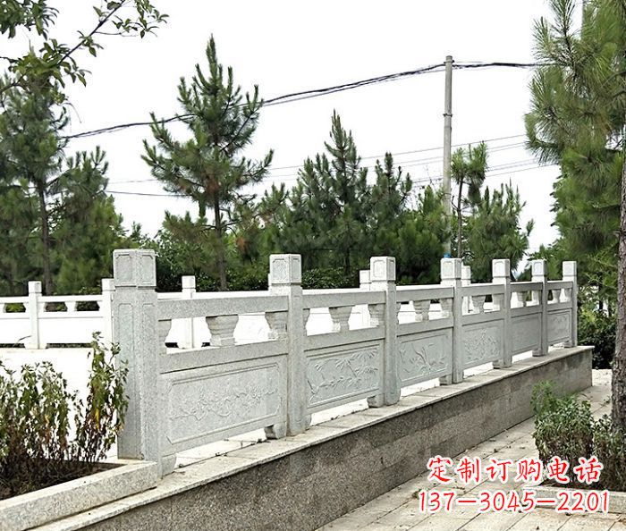 温州大理石栏板石雕,构筑公园景观