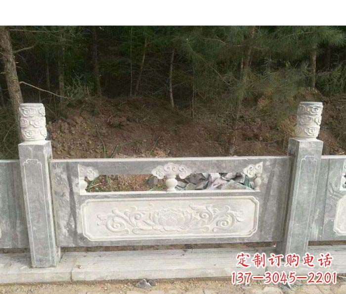 温州大理石栏板石雕艺术品