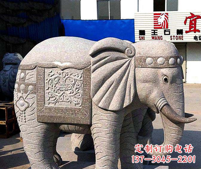 温州高品质缅甸大象雕塑