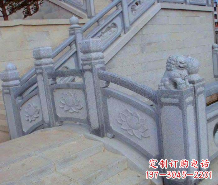 温州公园景观仿古石栏板