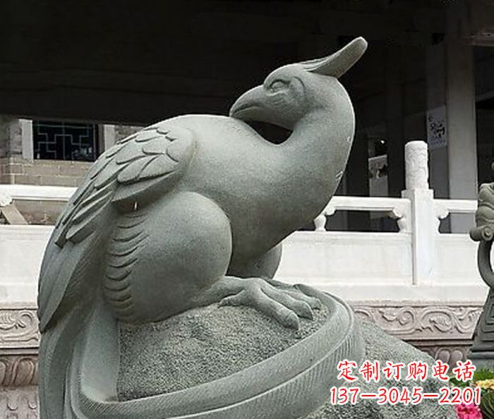温州公园景观凤凰石雕