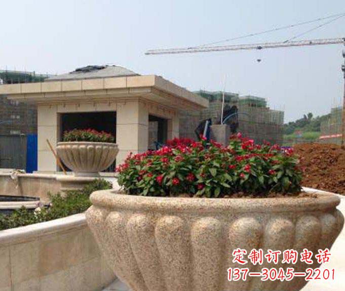 温州公园景观花盆石雕