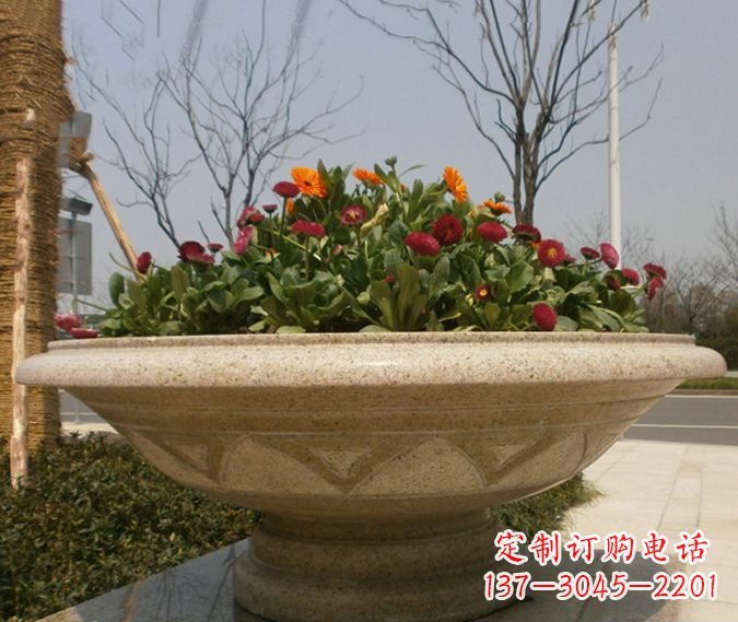 温州中领雕塑花盆石雕