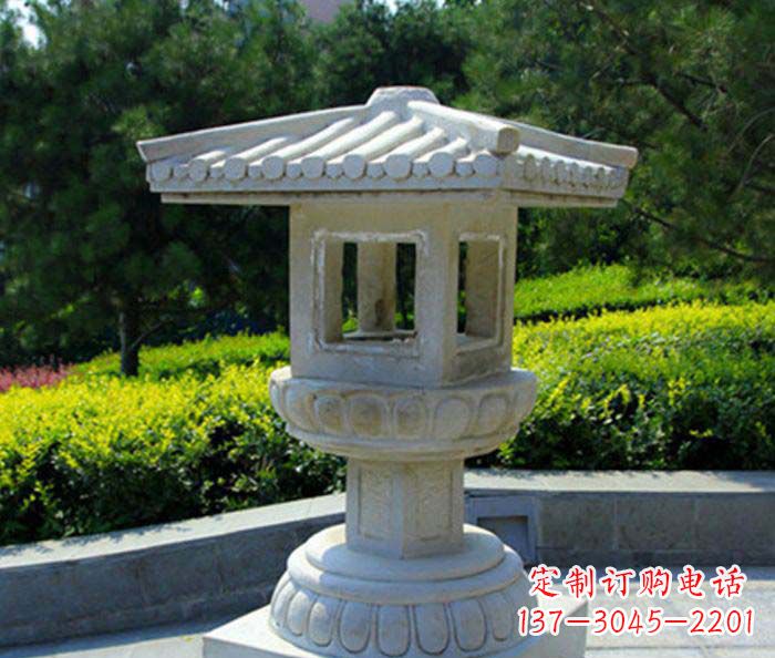 温州公园景观小型石灯雕塑