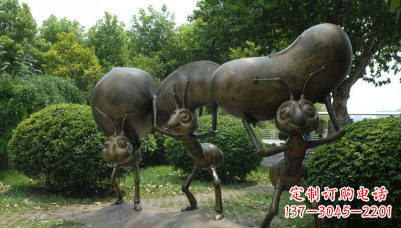 温州精美蚂蚁铜雕塑