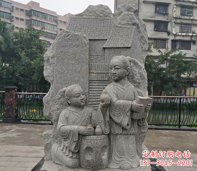 温州高品质孔融让梨石雕