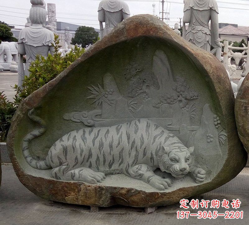 温州营造自然璀璨,浓厚动物气息的老虎雕塑