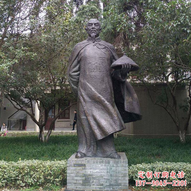 温州传承晚清民族英雄林则徐精铸雕塑