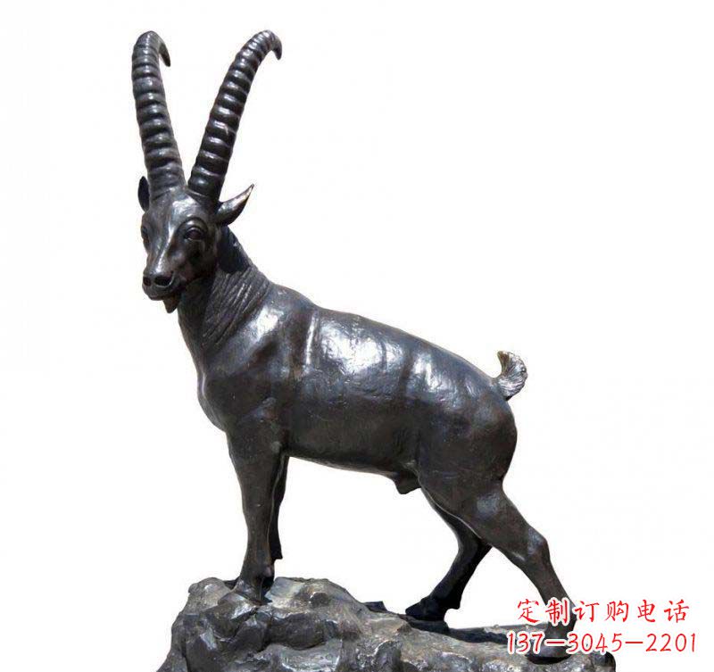 温州铜雕羚羊,精美外形及细节刻画精美