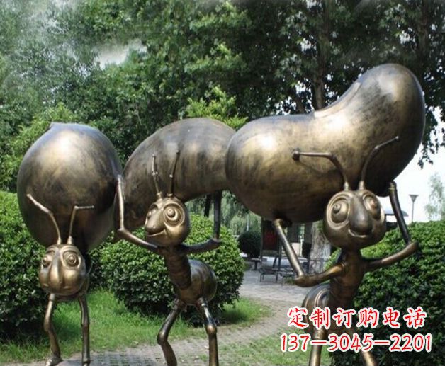 温州雕刻精灵——蚂蚁铜雕