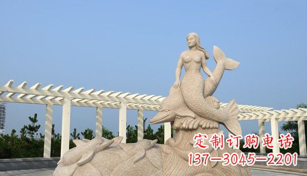 温州中领雕塑 | 精致海豚雕塑