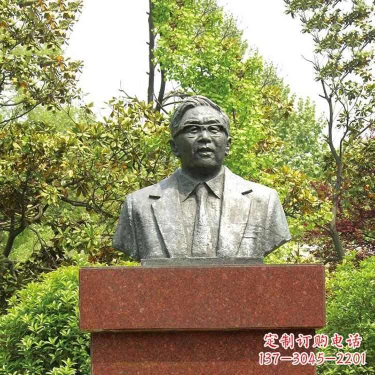 温州 华罗庚大师精美铜雕塑