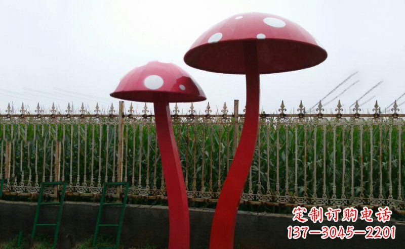 温州精致蘑菇不锈钢雕塑