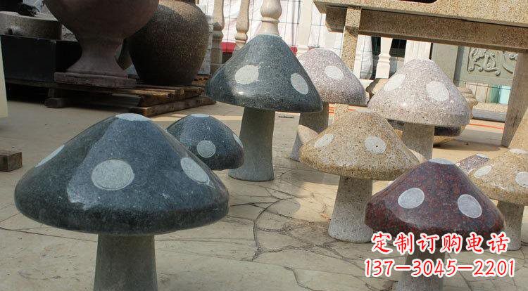 温州别具特色的蘑菇石雕