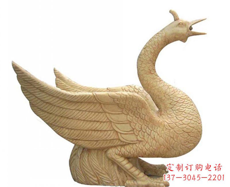 温州公园喷水凤凰石雕