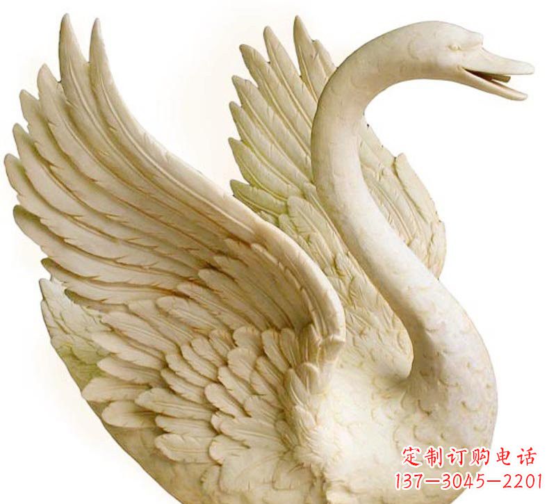 温州经典设计,灵动优雅,真实天鹅石雕塑