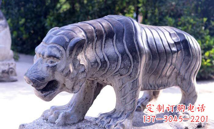 温州公园青石老虎雕塑