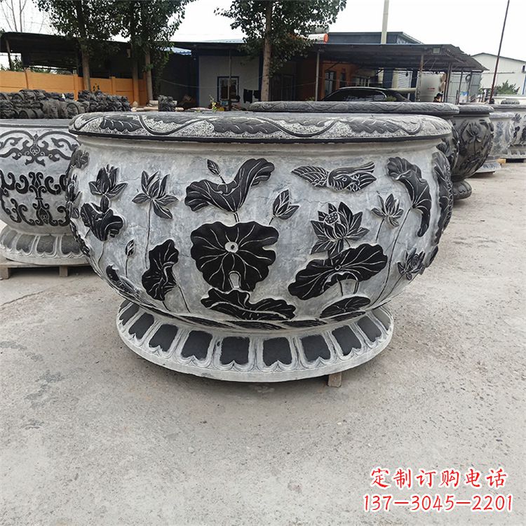 温州精美石雕水缸——雕刻您的艺术一生