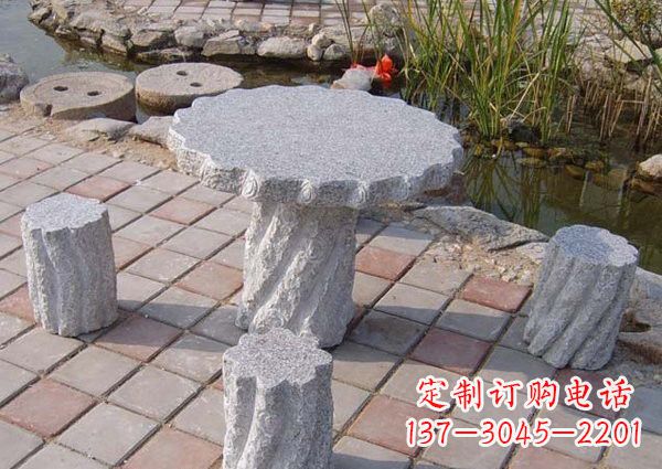 温州公园石桌凳雕塑