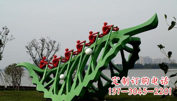温州不锈钢树叶雕塑