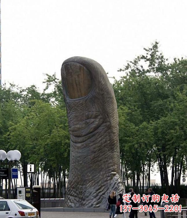 温州中领雕塑大拇指铜雕竖立景观