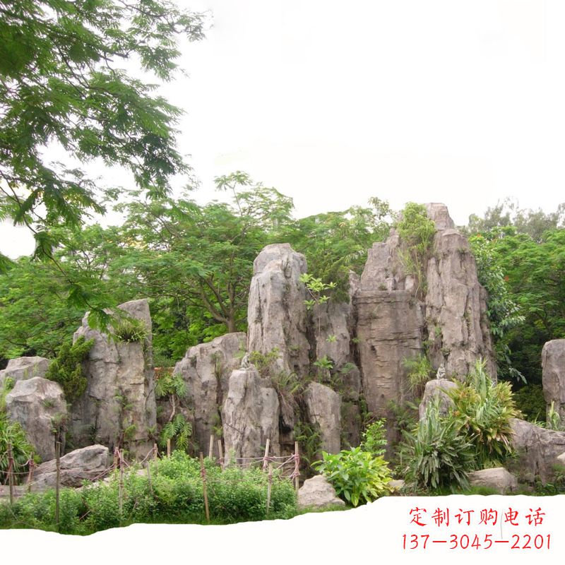 温州公园塑石假山