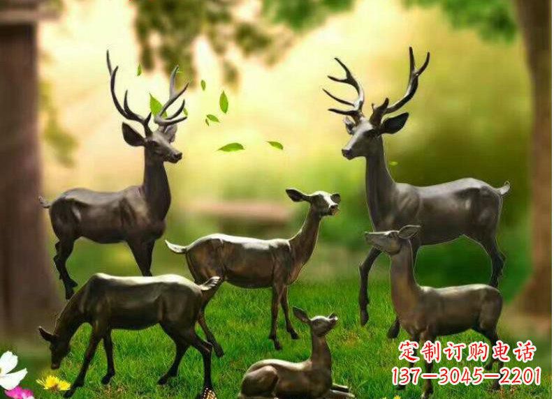 温州公园动物铜雕塑