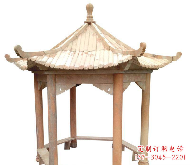 温州精美六角凉亭雕塑