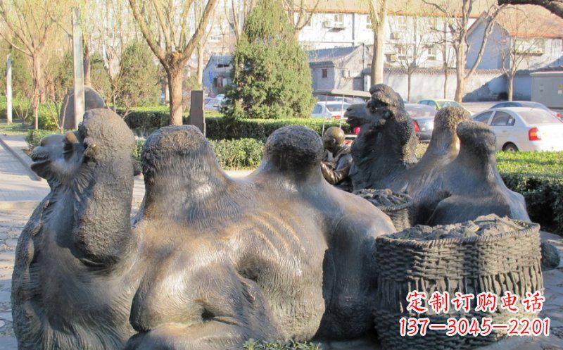 温州特大型骆驼铜雕