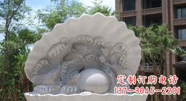 温州城市公园小区经典喷泉石雕