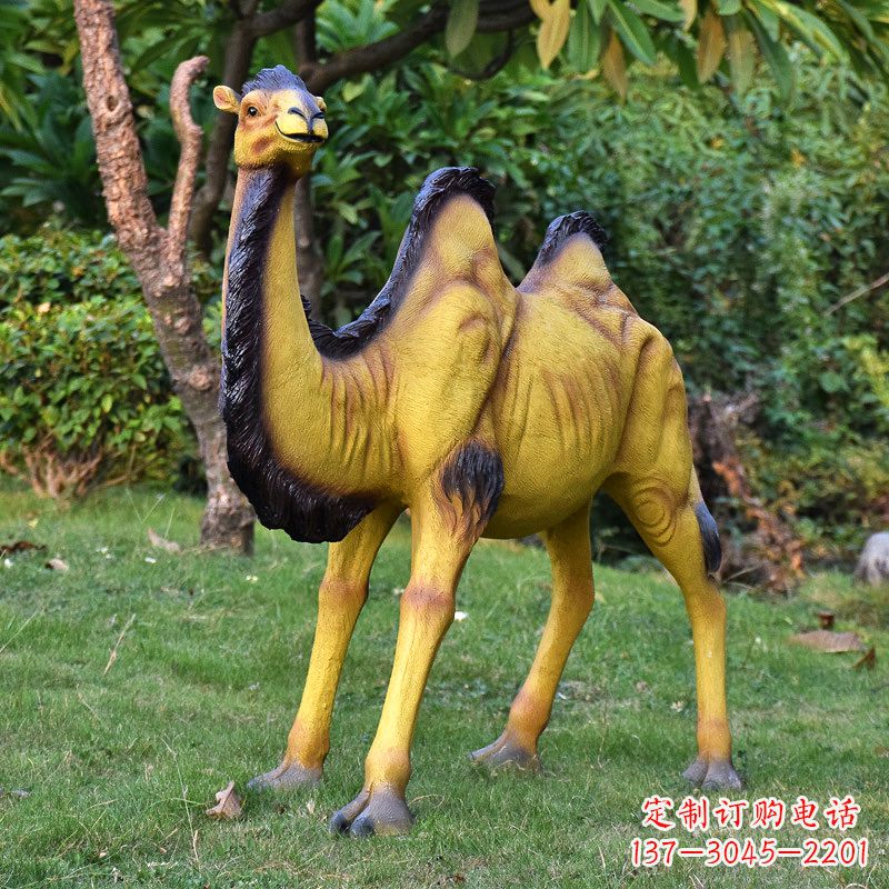 温州骆驼雕塑精美而有趣的定制装饰品