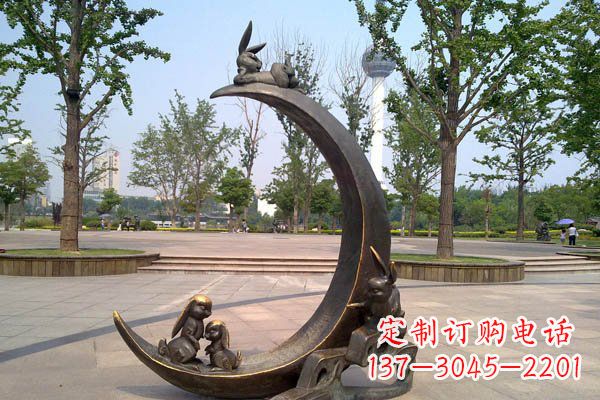 温州典雅月亮铜雕