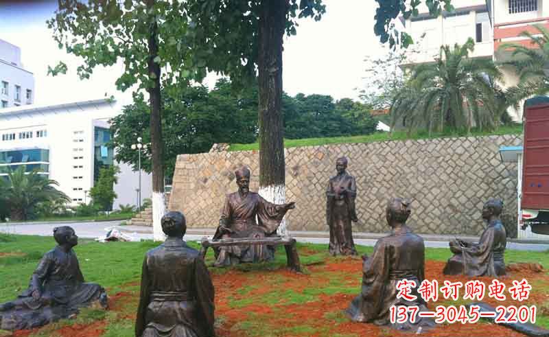 温州艺术经典朱熹铜雕雕塑