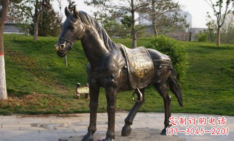 温州公园铸铜马