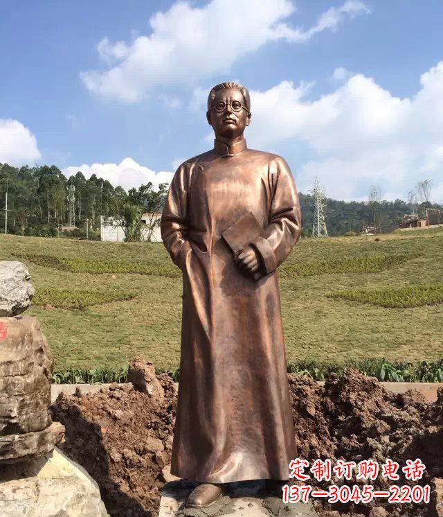 温州陶行知雕塑珍贵的纪念收藏品